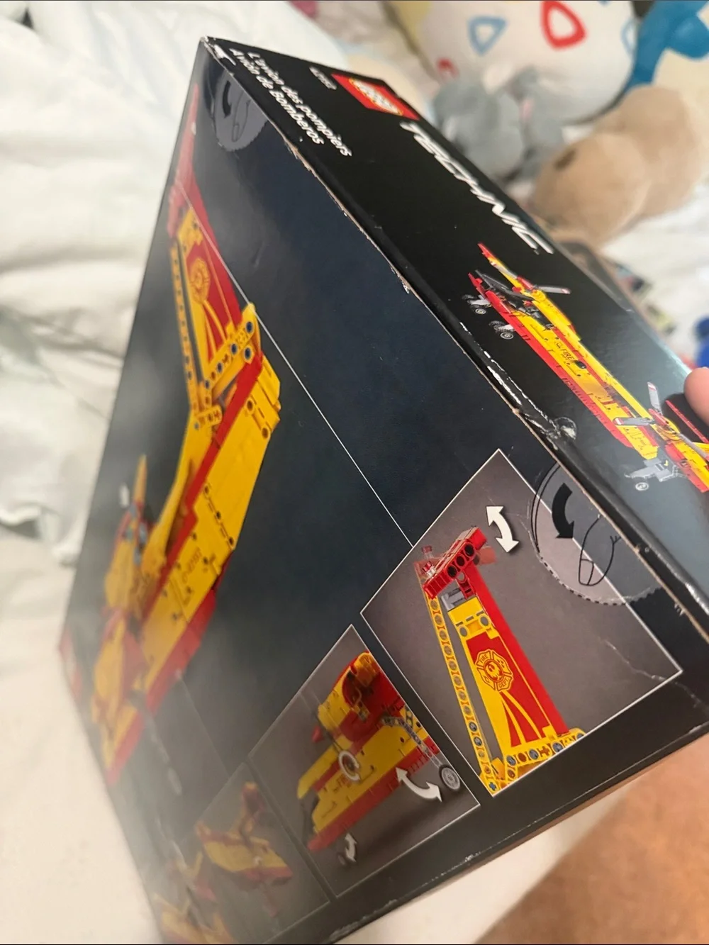 LEGO Technic Yellow & Red Fire Plane Building Set - Picture 3 of 3